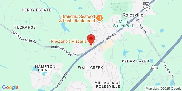 Map of 258 Southtown Cir Rolesville, NC 27571