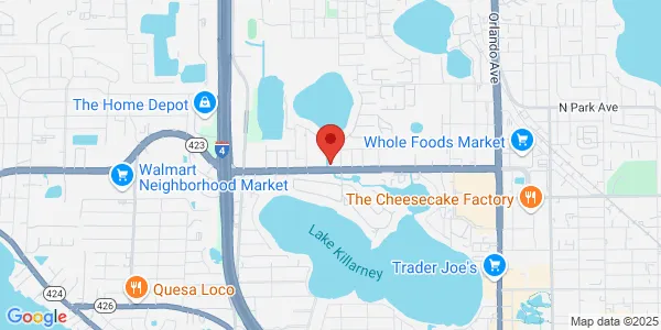 Map of 2233 Lee Rd Ste 101 Winter Park, FL 32789