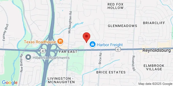 Map of 6096 E Main St Ste 109 Columbus, OH 43213