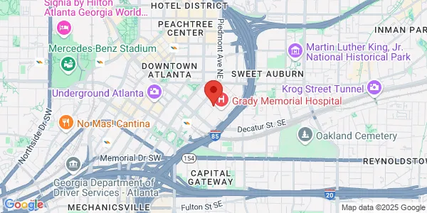 Map of 80 Gilmer St SE Atlanta, GA 30303