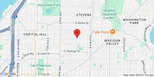 Map of 500 19th Ave E Seattle, WA 98112