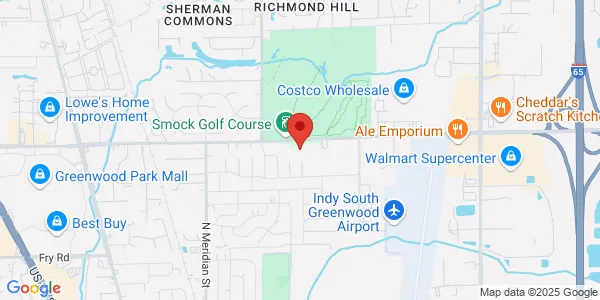 Map of 333 E County Line Rd Ste B Greenwood, IN 46143