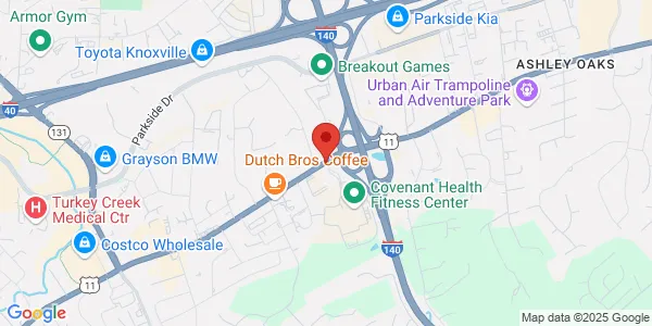 Map of 3 Fort Sanders West Blvd Building Ste 100 Knoxville, TN 37922