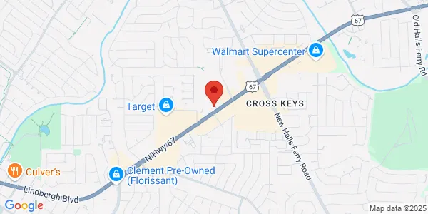 Map of 2685 N Hwy 67 Florissant, MO 63033