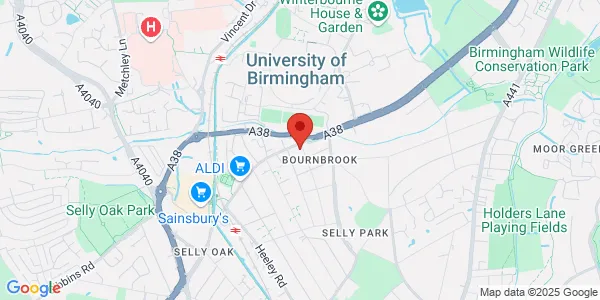 Map of 2nd Floor 1A Alton Road Varsity Medical Centre Birmingham B29 7DU United Kingdom