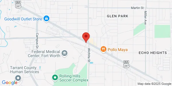 Map of 3154 Mansfield Hwy Forest Hill, TX 76119
