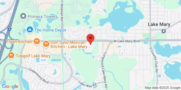 Map of 165 Waymont Ct Lake Mary, FL 32746