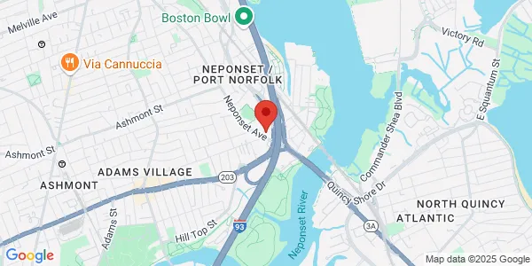 Map of 398 Neponset Ave Dorchester, MA 02122