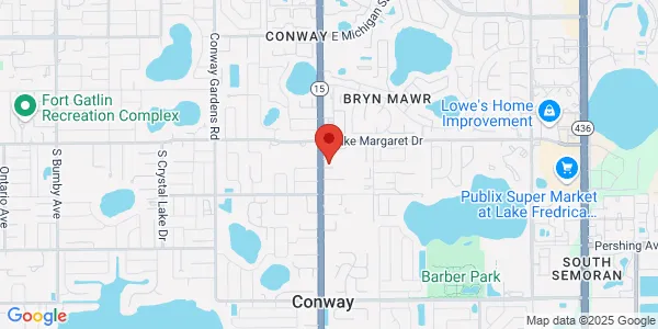 Map of 3203 S Conway Rd Ste 204A Orlando, FL 32812