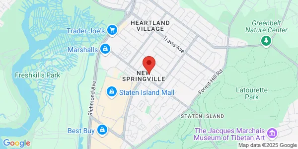 Map of 50 Villanova St Staten Island, NY 10314