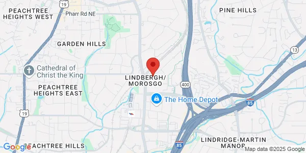 Map of 631 Miami Cir NE Ste 20 Atlanta, GA 30324