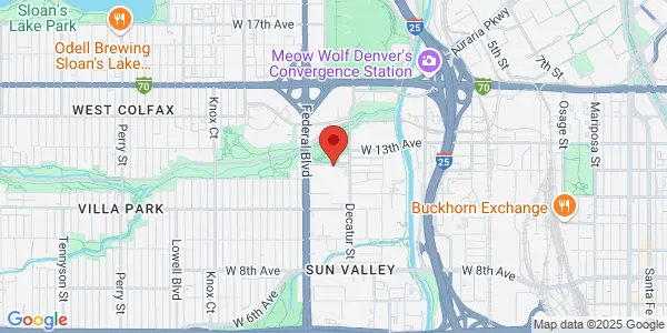 Map of 2880 W Holden St Denver, CO 80204