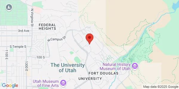Map of 30 N 1900 E Ste 1A071 University of Utah School of Medicine Salt Lake City, UT 84132