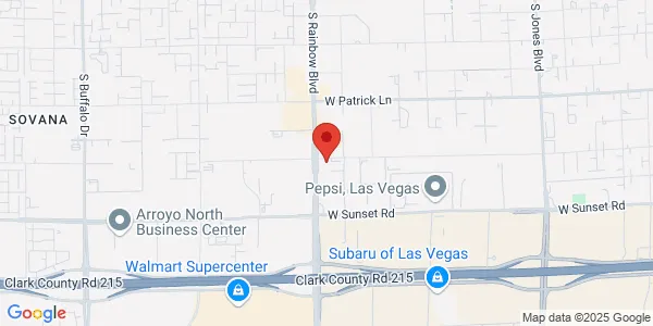 Map of 6316 S Rainbow Blvd Ste 100 Las Vegas, NV 89118