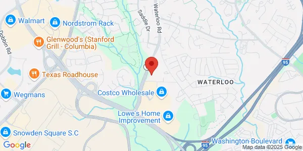 Map of 8186 Lark Brown Rd Ste 202 Elkridge, MD 21075