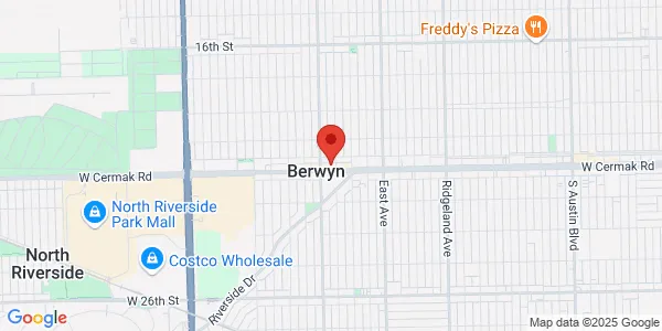Map of 6732 Cermak Rd Berwyn, IL 60402