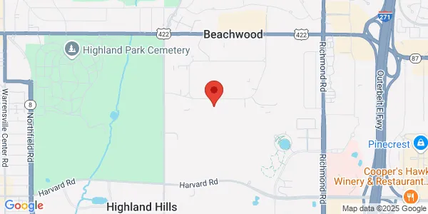 Map of 23400 Mercantile Rd Ste 1 Beachwood, OH 44122