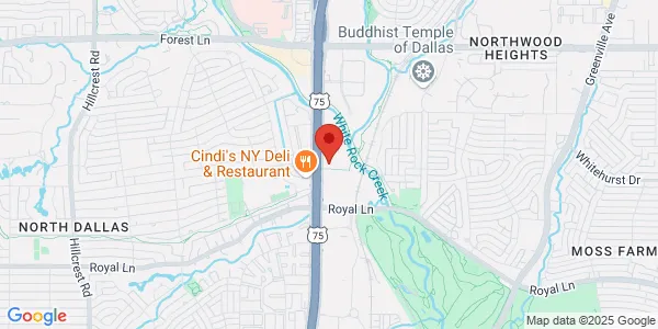 Map of 11300 N Central Expy Ste 407 Dallas, TX 75243