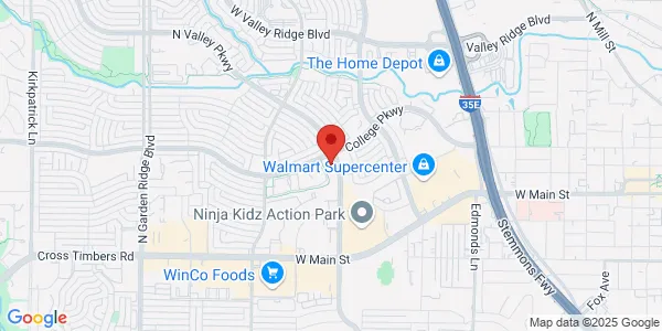 Map of 502 N Valley Pkwy Ste 2 Lewisville, TX 75067