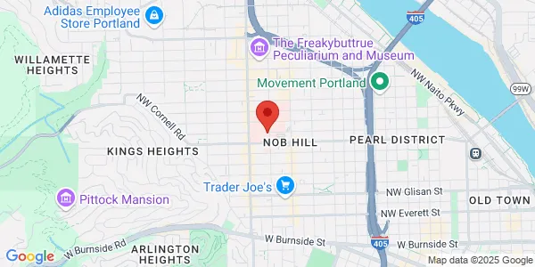 Map of 1015 NW 22nd Ave Portland, OR 97210