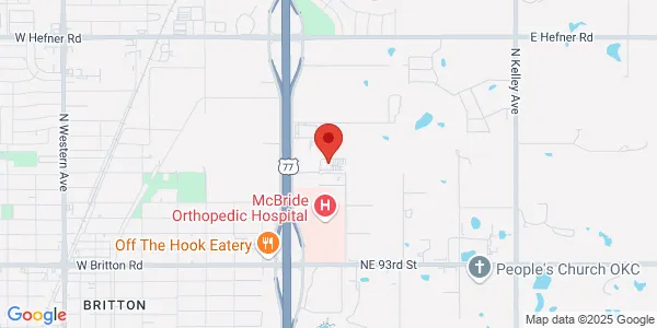 Map of 10029 N Oklahoma Ave Ste 101 Oklahoma City, OK 73114