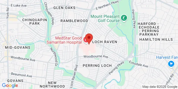 Map of 5601 Loch Raven Blvd Baltimore, MD 21239