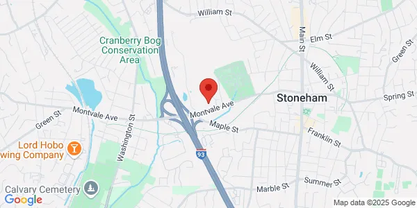 Map of 91 Montvale Ave Ste 203 Stoneham, MA 02180