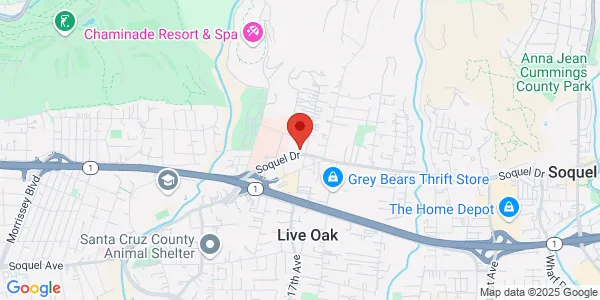 Map of 1661 Soquel Dr Bldg G Santa Cruz, CA 95065
