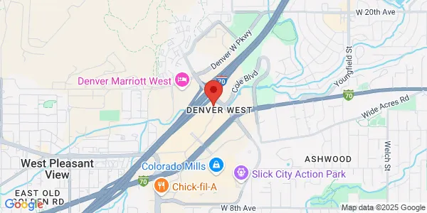 Map of 1746 Cole Blvd Ste 150 Lakewood, CO 80401
