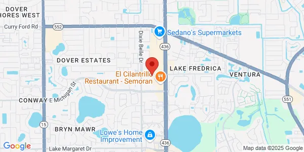 Map of 5580 E Grant St Orlando, FL 32822
