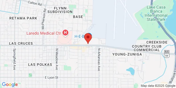 Map of 2310 E Saunders Ste 2A Laredo, TX 78041