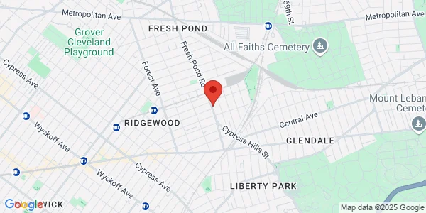 Map of 6823 Fresh Pond Rd Ridgewood, NY 11385
