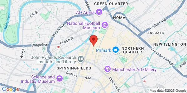 Map of 5th Floor 2-4 Exchange Street St Ann's Square Manchester M2 7HA United Kingdom