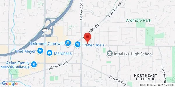 Map of 15710 NE 24th St Ste C Bellevue, WA 98008