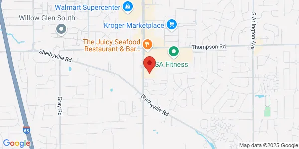 Map of 5135 S Emerson Ave Ste C Indianapolis, IN 46237