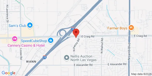 Map of 4385 N Pecos Rd Ste 140 Las Vegas, NV 89115
