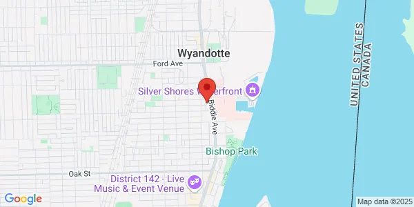 Map of 2300 Biddle Ave Ste 100 Wyandotte, MI 48192