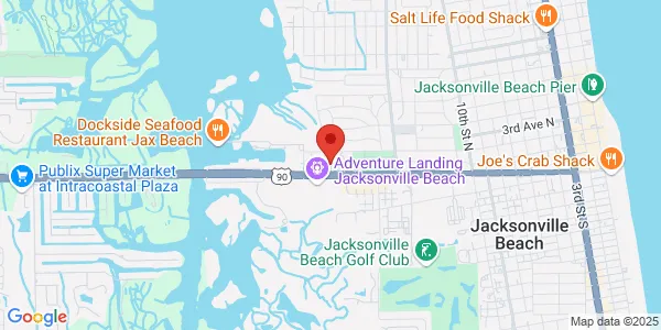 Map of 1891 Beach Blvd Ste 200 Jacksonville Beach, FL 32250
