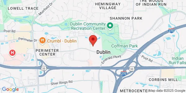 Map of 5700 Perimeter Dr Ste A Dublin, OH 43017