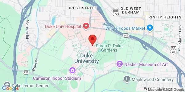 Map of 40 Duke Medicine Cir Clinic 1L Durham, NC 27710