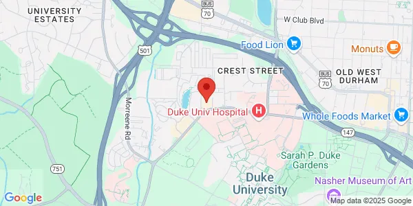 Map of 2608 Erwin Rd Ste 300 Durham, NC 27705
