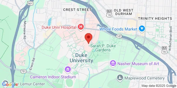 Map of 40 Duke Medicine Cir Room 0584 Durham, NC 27710