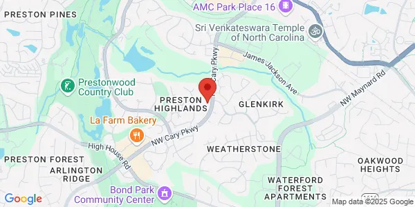 Map of 3700 NW Cary Pkwy Ste 120 Cary, NC 27513