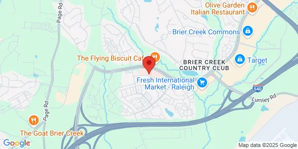 Map of 10207 Cerny St Ste 200C Raleigh, NC 27617