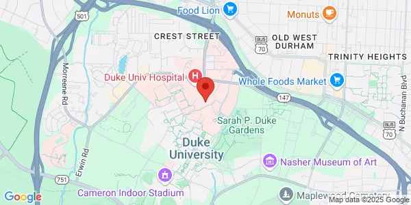 Map of 10 Duke Medicine Cir Durham, NC 27710