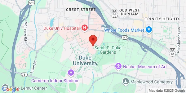 Map of 40 Duke Medicine Cir Clinic 2D Durham, NC 27710