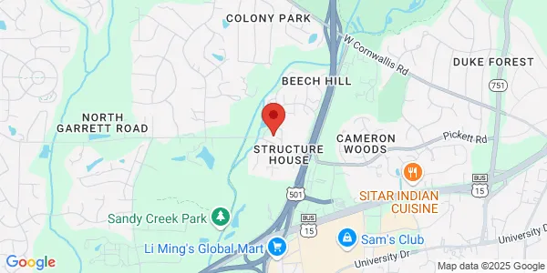 Map of 3024 Pickett Rd Durham, NC 27705