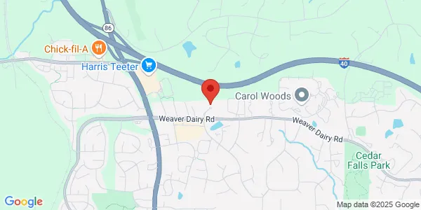 Map of 77 Vilcom Center Dr Ste 200 Chapel Hill, NC 27514