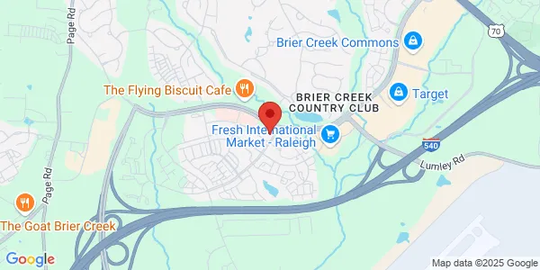 Map of 10211 Alm St Ste 1200 Raleigh, NC 27617