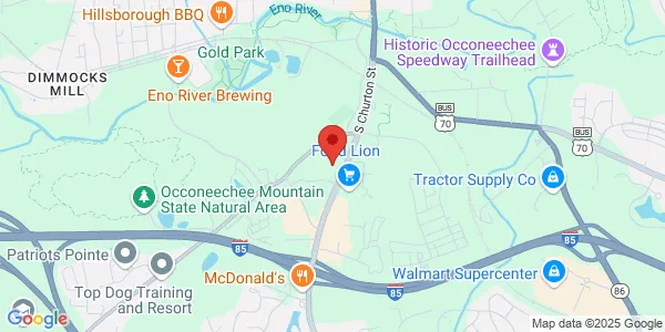 Map of 276 South Churton St Ste 200 Hillsborough, NC 27278